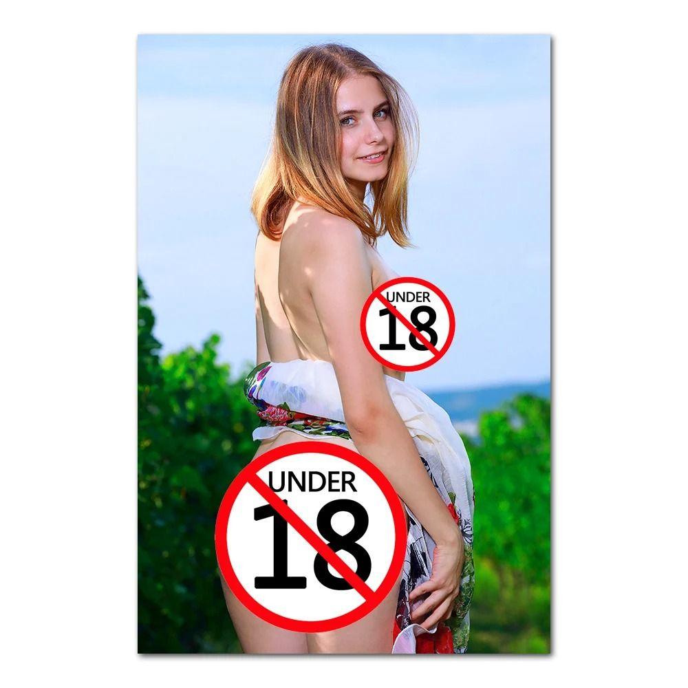 Geschmackvolle feminine Kunstgemälde Elegante Wanddekoration für Wohnzimmer Schlafzimmer