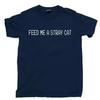Feed Me A Stray Cat T Shirt Return Some Videotapes American Psycho Dorsia Tee