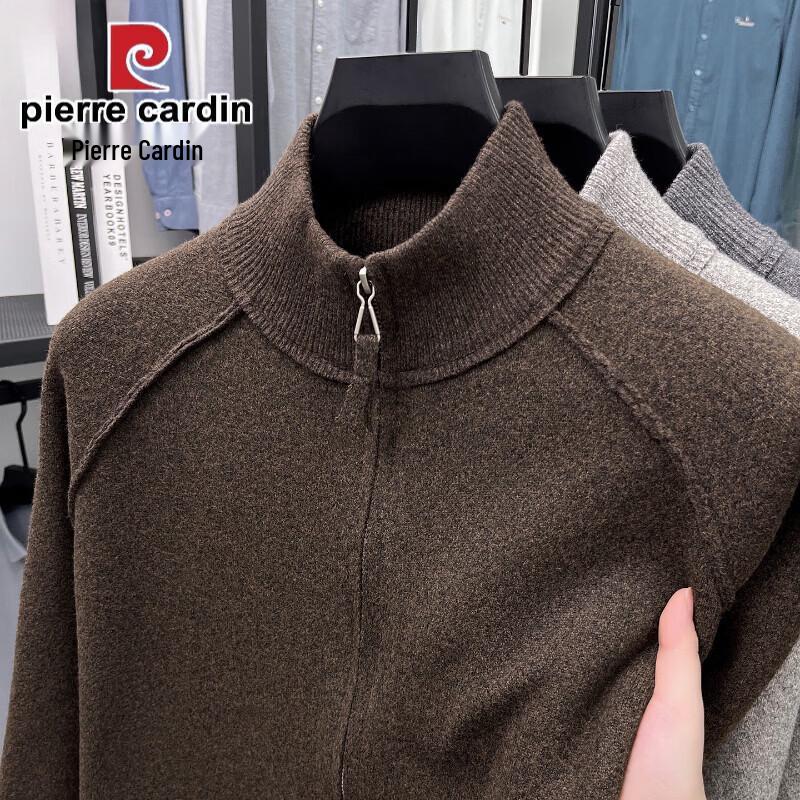 Pierre Cardin Men's Half-Zip Mock Neck Knit Sweater