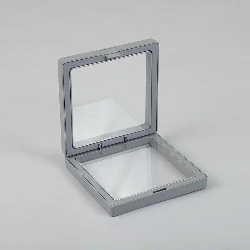 Floating Display Frame 7x7cm Grey