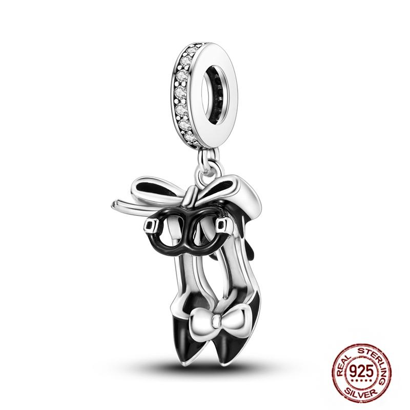 Daily Articles Copper Pink Perfume Charms Camera Dumbbell Smart Watch Beads Fit Original Bracelets Diy Jewelry Gift