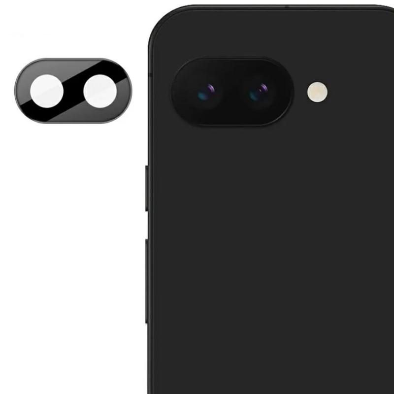 

For Google Pixel 9a Camera Lens Protector WANLONFENG HD Full Black Silk Printed Lens Film Black