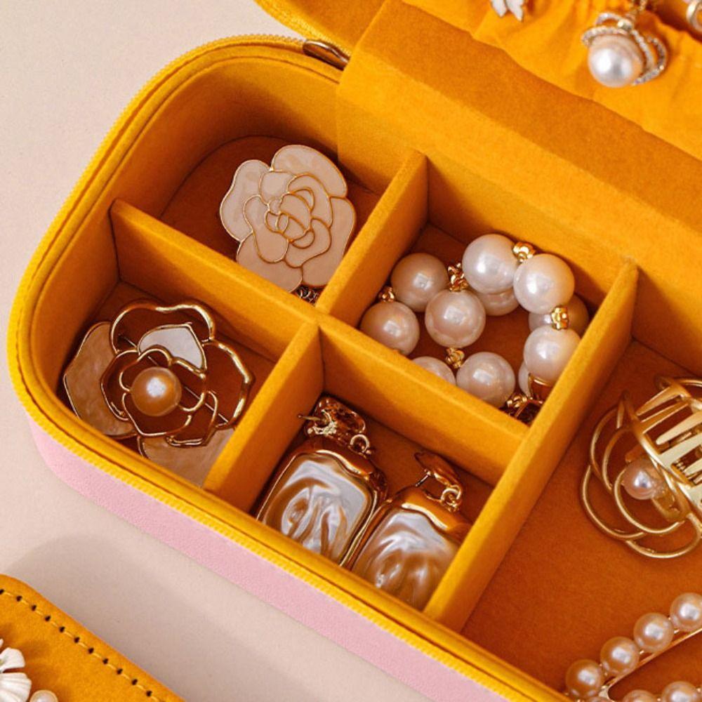 with Cover Jewelry Storage Case Large Capacity Necklace Storage Box Creative Jewelry Box Woman