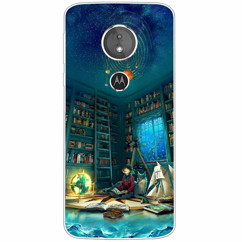 For Moto G6 Play G6Plus G 6 Case TPU Soft Paint Animal Silicone Clear Covers for Motorola Moto G6 Plus G 6 Capa G6Play Funda