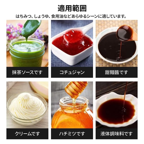 10-Piece 800ML Multi-Purpose Condiment Dispenser Bottle Set with Leak-Proof Caps, Sauce Dispenser, Condiment Container, Squeeze Bottle