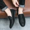 Brand Male Driving Footwear All-match Leather Fashion Casual Shoes Men Loafers Shoes Man Lightweight Luxury Mens Slip on Shoes
