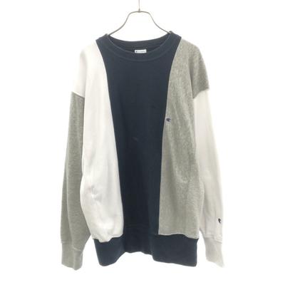 C8-T014 Ters Örgü Çılgın desen Uzun kollu sweatshirt erkek kullanılmış