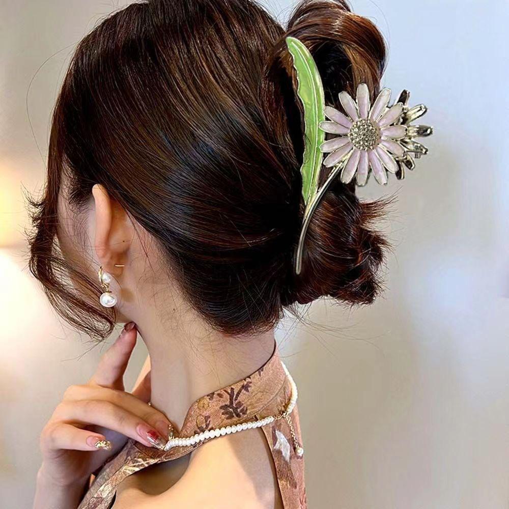 Alloy Womens Back-of-Head Grabber Large High-End Hair Claw Clip Summer 2026 Shark Clip Headpiece Japan and Korean Style