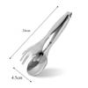 Kitchen Food Tongs Stainless Steel Creative Meat Salad Bread Clips Non Slip BBQ Clips Home Kitchen Cooking Accessories
