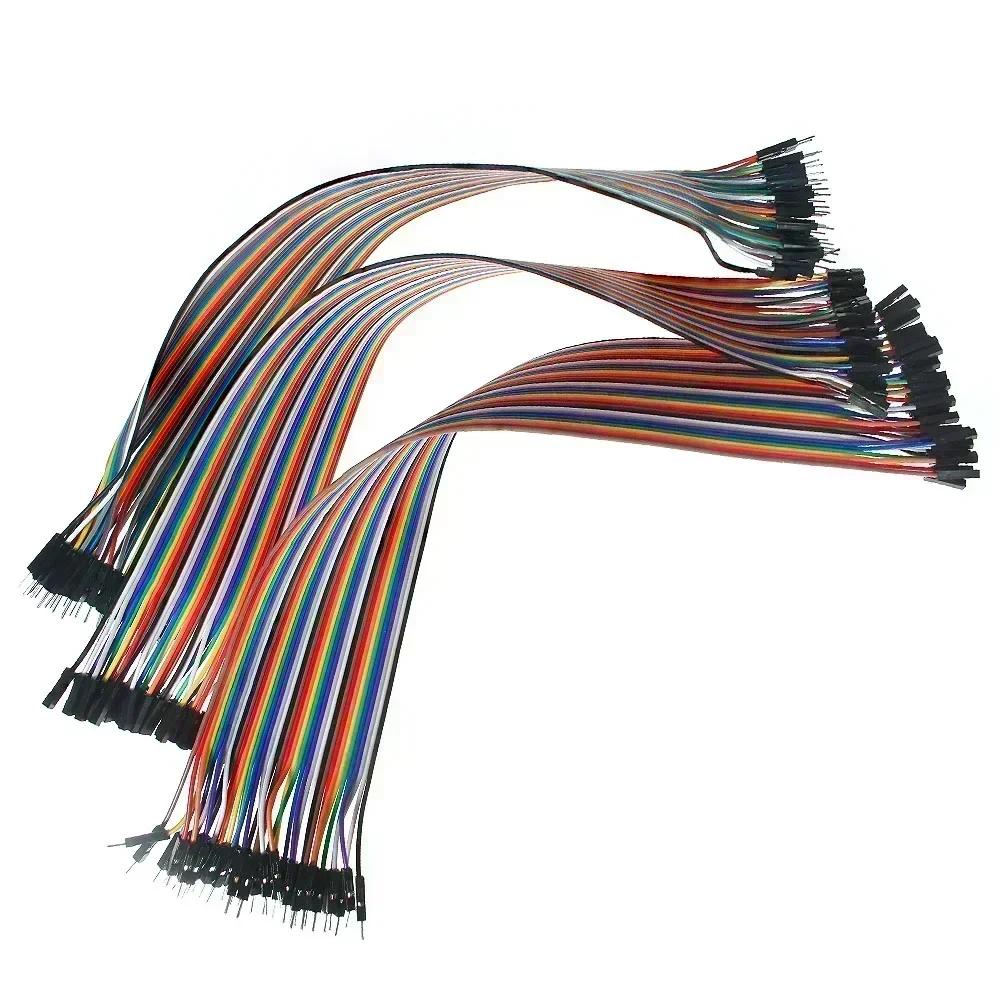 2.54mm 40PIN 10 15 20 30 40CM Dupont Line Male to Male Female to Male Female to Female Jumper Dupont Wire Cable For Arduino DIY