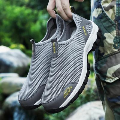 Size 48 Mens Shoes New Comfortable Casual Sports Shoes for Men Slip-on Breathable Air Mesh Flats Trainers Sneakers Water Loafers