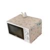 Yimanqiyun Cotton Linen Flower Dust Cover for Microwave and Oven