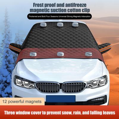 Copertura Magnetica per Parabrezza 12 Magneti Universale Protezione Parabrezza Auto per Neve e Ghiaccio Protezione Gelo Sole per Tutte le Stagioni
