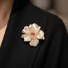 Lapel Pin French Vintage Metal Pins Elegant Suit Jacket Brooch Fashion Flower Brooch Pins  Party