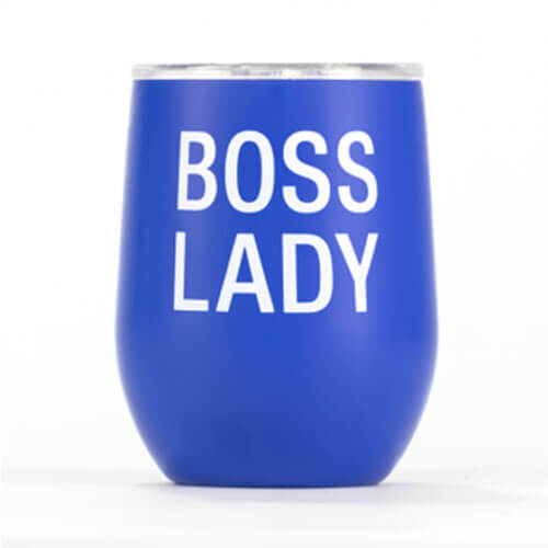 Say What Insulated Wine Tumbler (Boss Lady)