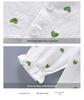 Children's Long Sleeve Cotton Lace Lapel Shirt - Spring/Autumn Korean Style for Girls