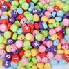 Acrylic Letter Beads for Kids' Jewelry Making – Educational DIY Beading Accessories