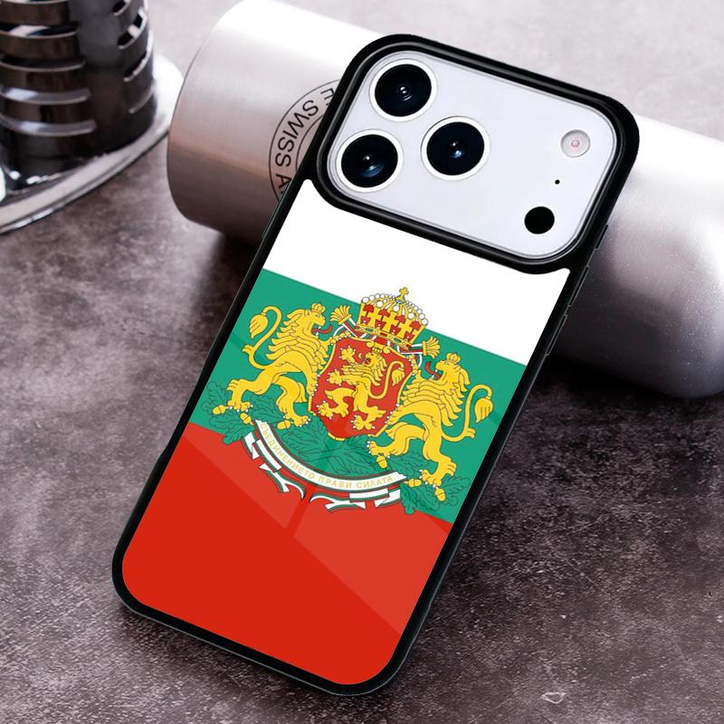 Bulgaria Passport Flag Map Phone Case For iPhone 17 16 15 14 13 12 11 Pro Max Plus 17Air Soft Silicone Cover