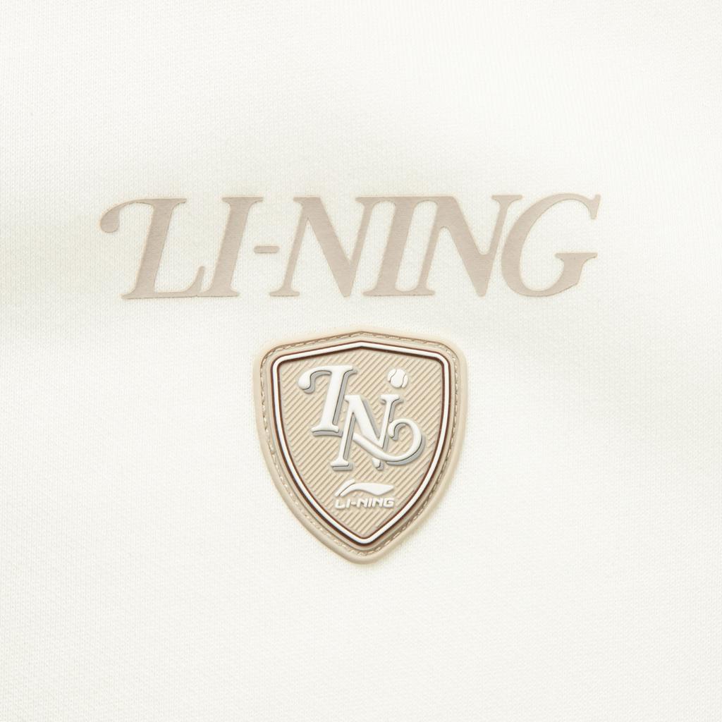 Li Ning Fleece Lined Warm Round Neck Long Sleeve Embroidered Sports Fashion Versatile Casual Sweatshirt Men tops AWDVA45-6