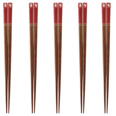Happy Set of Made In PID1479 J-kitchens Chopsticks, 5, Material Wood, Chopsticks, Japan,