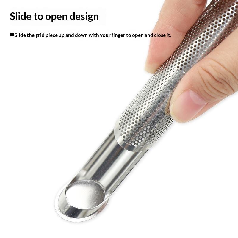 Food Grade Stainless Steel Hook Tea Infuser Rust Resistant Tea Strainer Sieve for Teapot Cup Travel Camping Tea Making