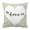 Home Decor Valentine'S Heart Love Wild Decorative Pillow Covers Pattern Cushion Cover Suitable For Sofa Bedroom Car Pillow Cover