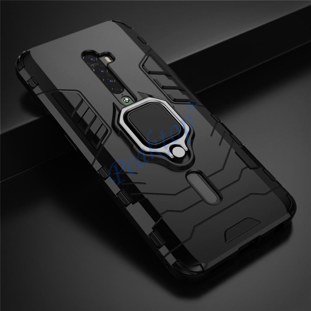 Per OPPO Reno 2 Z 2Z 2F Custodia Magnetica Anello per Auto Antiurto Cover Corazza Per OPPO Reno 2Z 2F 2 Z RenoZ Reno2 Reno2F Reno2Z Coque