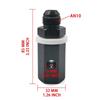 6AN 8AN 10AN Male Fuel Cell Tank Rollover Vent Valve Aluminum Black with  valve exhaust system