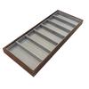 Elegant Eyeglass Holder Craft Of Wood And Flannel Interior