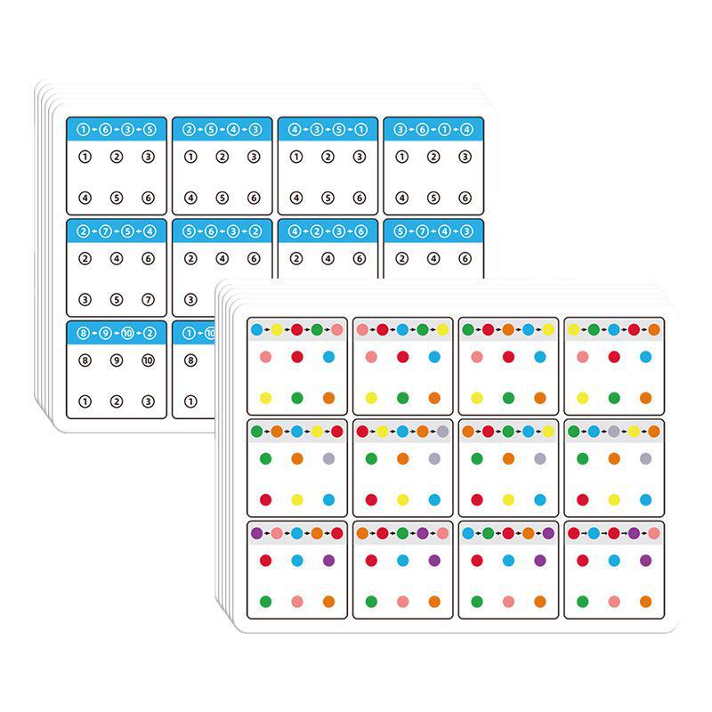 Children's Early Education Visual Tracking and Memory Cards: Shape Recognition & Hand-Eye Coordination Toy