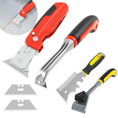 Klapp-Utility-Messer und Schaber mit drehbarem Messerkopf Tapetenschaber Farbroller Reiniger Werkzeug für ausreichende Reinigung