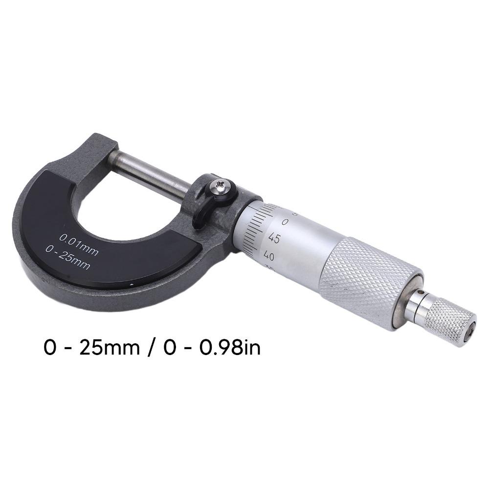 0.01mm Resolution Thickness Gauge 0-25mm Range Precision Micrometer Industrial Use