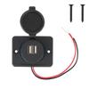 Car Charger USB Charger with Sliding Cap Fast Charge USB Charger Light Car Charger 12-24V QC3.0+ PD Car USB Port Charger