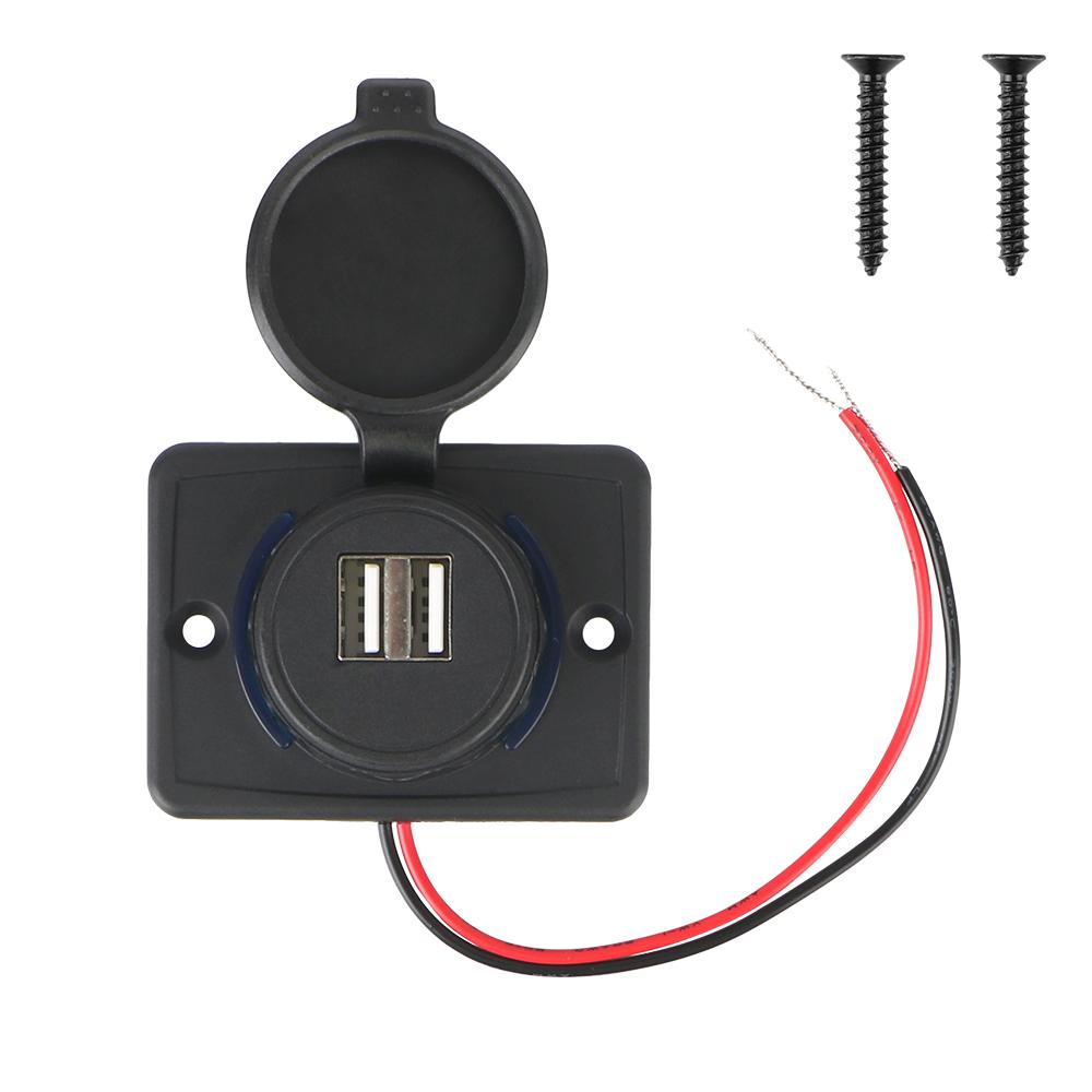 Car Charger USB Charger with Sliding Cap Fast Charge USB Charger Light Car Charger 12-24V QC3.0+ PD Car USB Port Charger