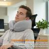 U Shaped Memory Foam Neck Pillows Soft Travel Massage Adjustable Flight Pillow for Sleeping Airplane Car Office Home