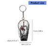 Portable Metal Coffin Shaped Ashtray Keychain Feature Storage Box Stainless Steel Compact Design For Outdoor Travel