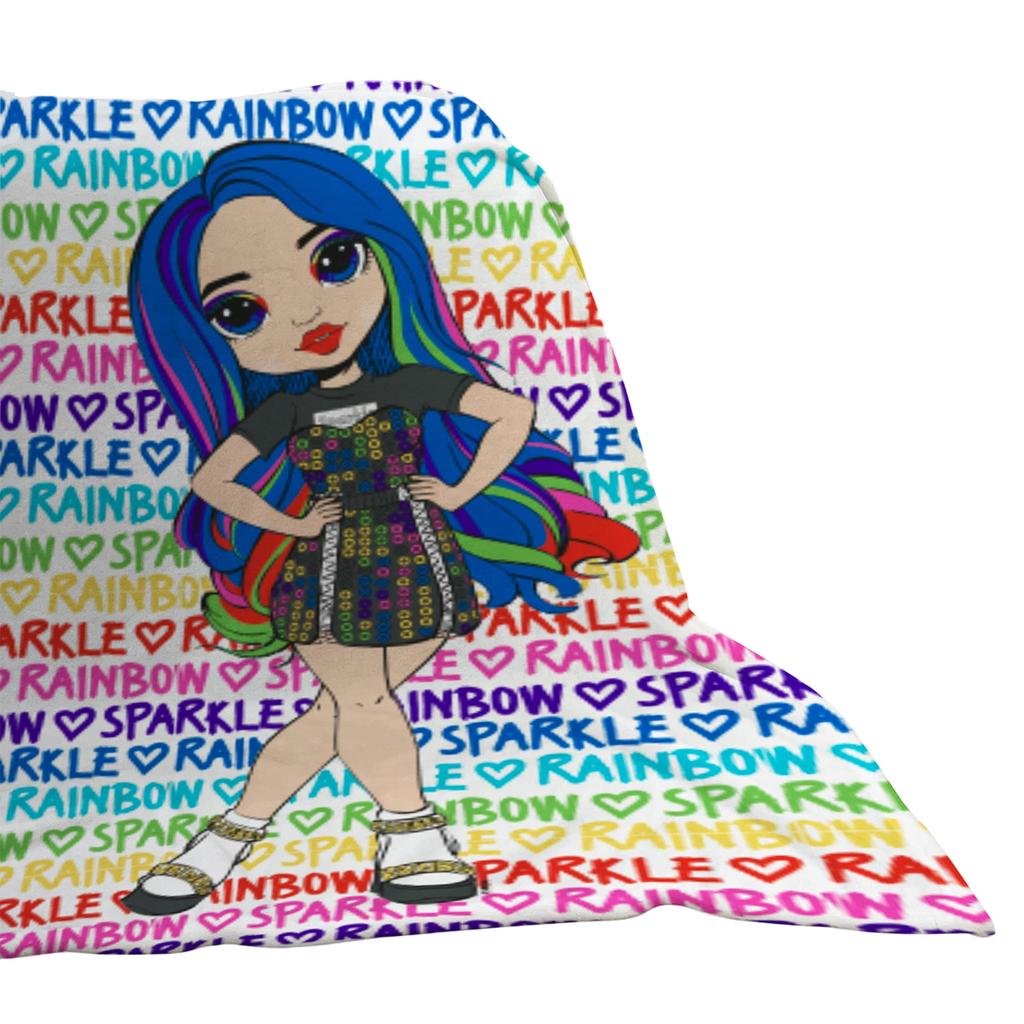 Rainbow High Fleece Blanket