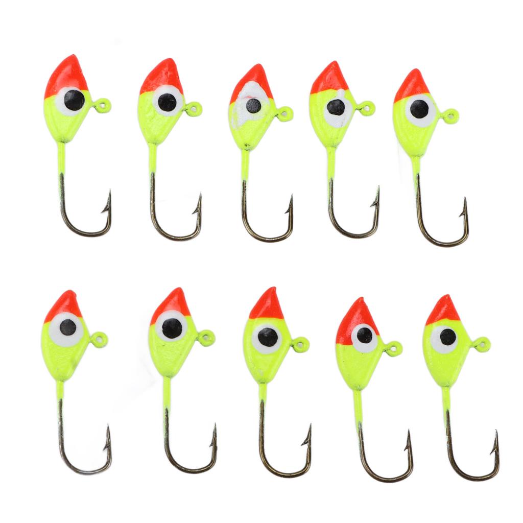 10Pcs Fishing Lure Vivid Color Exquisite Design High Carbon Steel Fishing Tool Accessories
