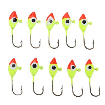 10Pcs Fishing Lure Vivid Color Exquisite Design High Carbon Steel Fishing Tool Accessories