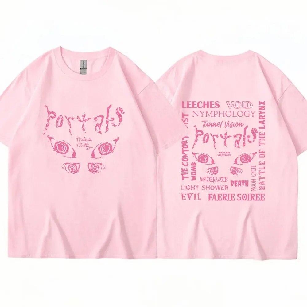 Melanie Martinez Portals Tour 2023 T Shirt Unisex Women Fashion Aesthetic Harajuku Hip Hop T-Shirt Oversized 100% Cotton Streetwear Unisex
