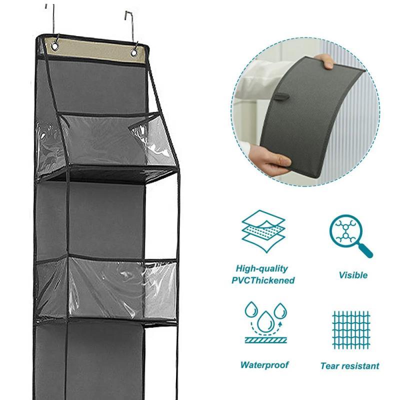 Multi-functional Fabric Hanging Bag for Behind the Door Multi-layer Storage Hanging Bag Miscellaneous Organizer Storage Hanging