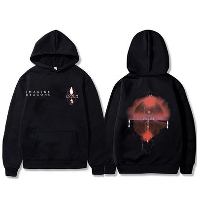 Bluza z kapturem Rock Band Imagine Dragons Loom World Tour 2025 Męska Damska Moda Hip Hop Oversizeowa Bluza Męska Vintage Casualowe Bluzy