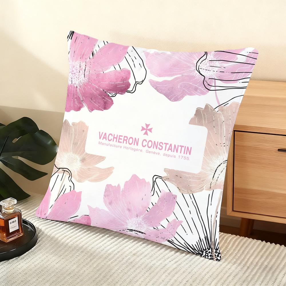 Cushion Cover Silky Short Plush Home Sofa Cushion Cover - Invisible Zipper Home Decoration FashionV-Vacherons C-Constantin