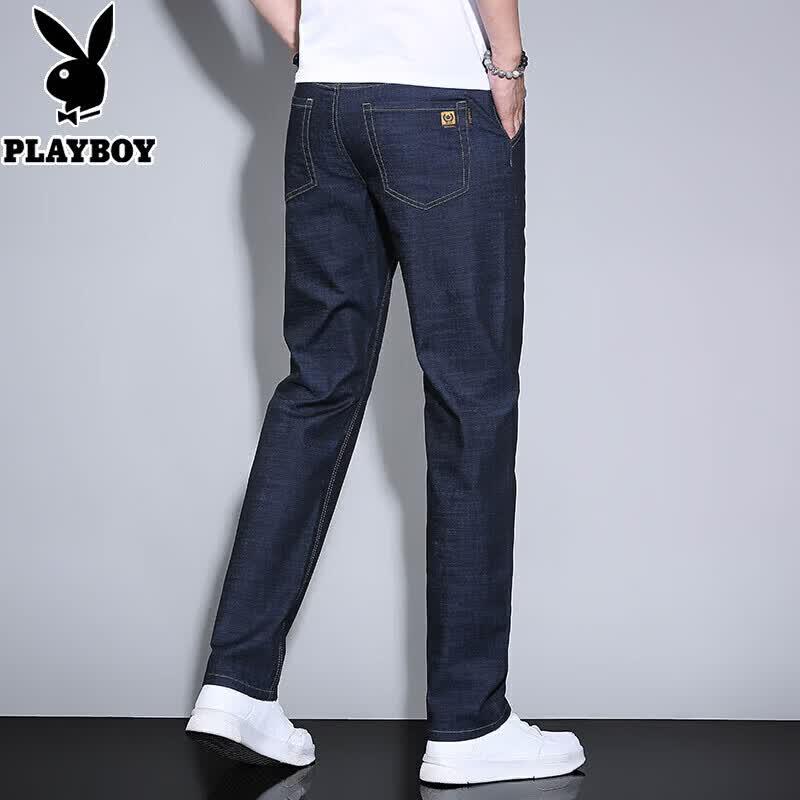 Playboy Men s Summer Cool-Feel Straight Jeans 38