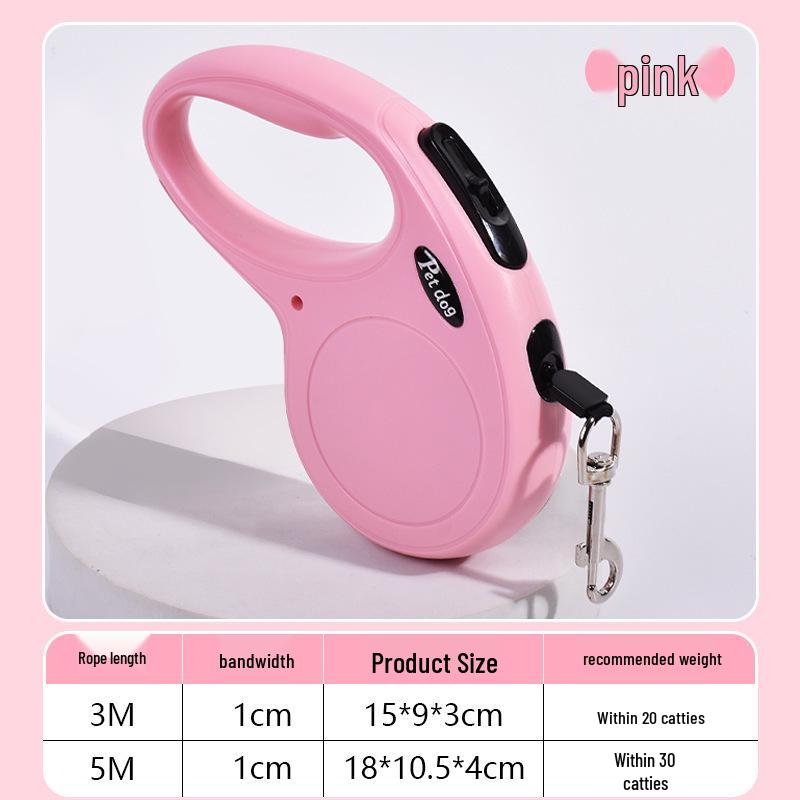 Automatic Retractable Dog Leash for Small To Large Breeds