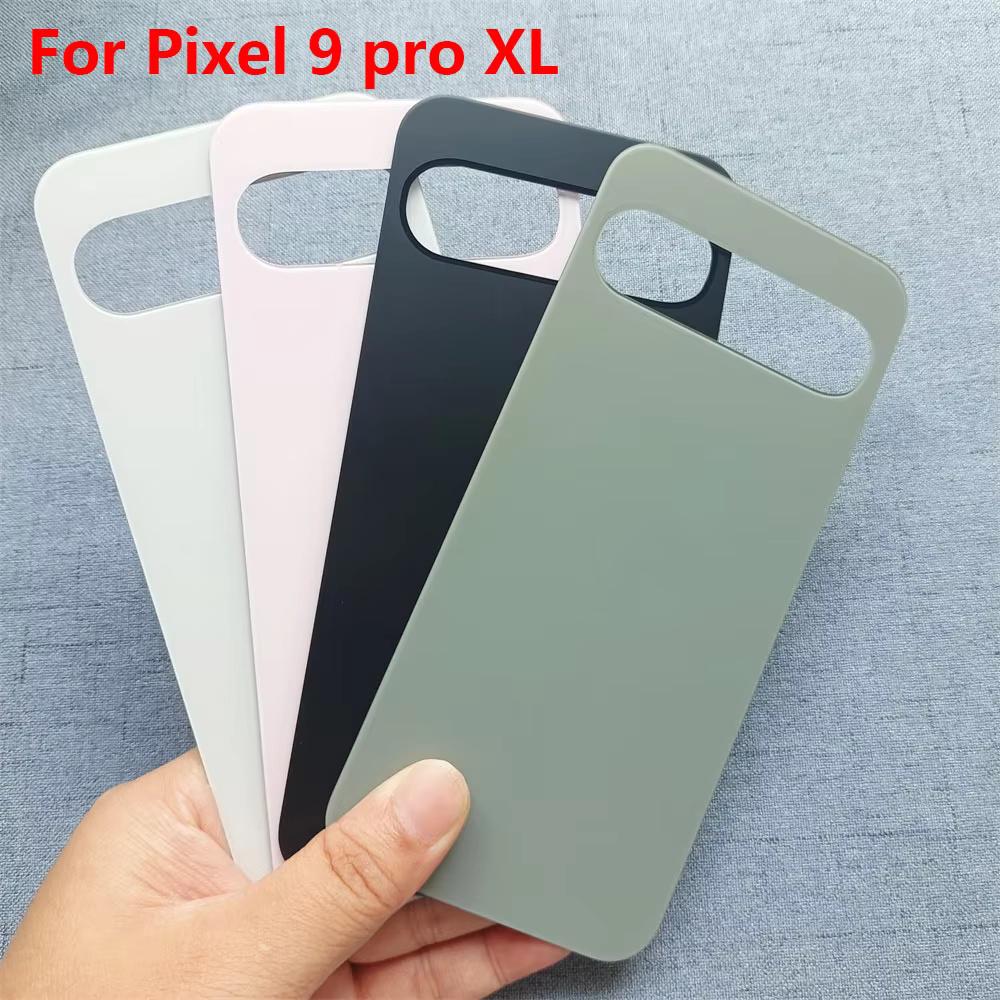 Original Back Glass Cover For Google Pixel 9 Pro XL GGX8B GQ57S Battery Rear Door Housing Lid Panel Shell Repair Part &Glue