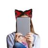 Cat Ear Headband with Colorful Ear Jewelry Sweet Girls Cosplay Beast Ears Fursuit Masquerade Halloween Cosplay Party
