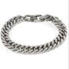 European and American Titanium Steel Men's Double Buckle Bracelet