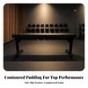 Flat Weight Bench Stable Fitness Equipment Easy to Clean for Home Gym