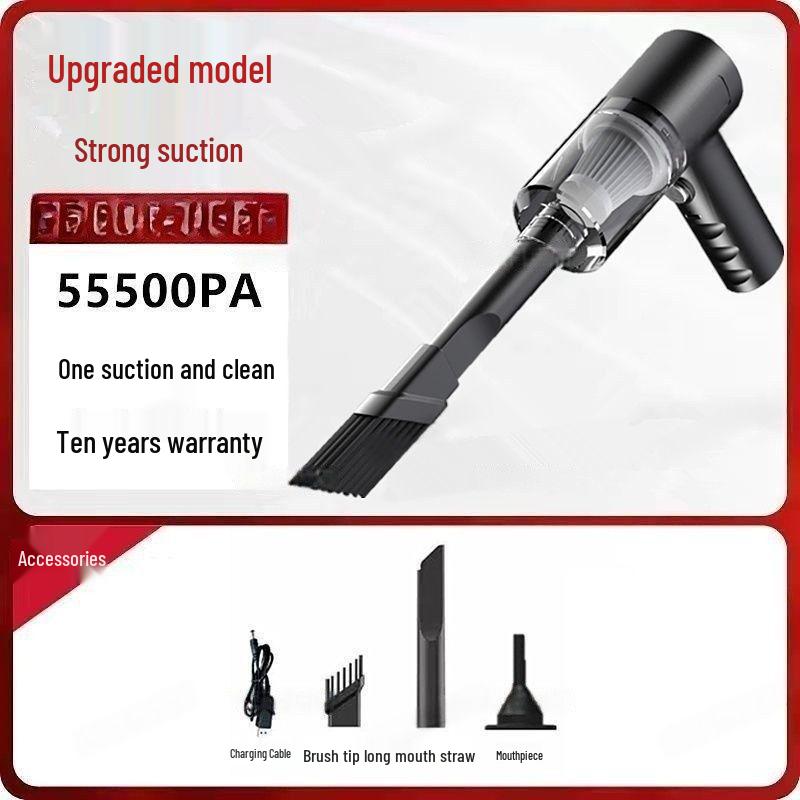 High Suction Handheld Wireless Vacuum Cleaner for Home and Car - Versatile for Carpets, Windows, and Crevices